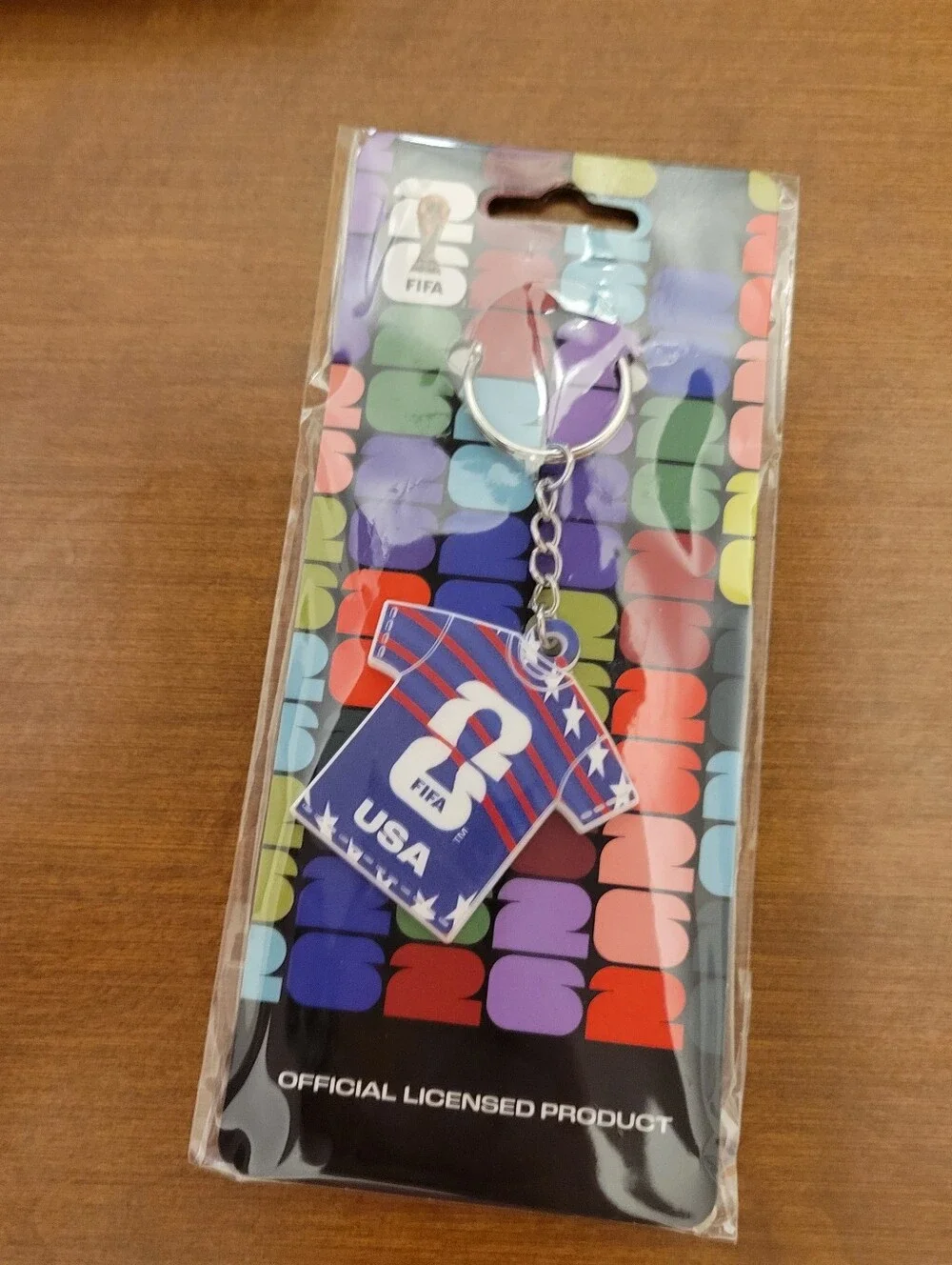 USA FIFA Keychain, NEW